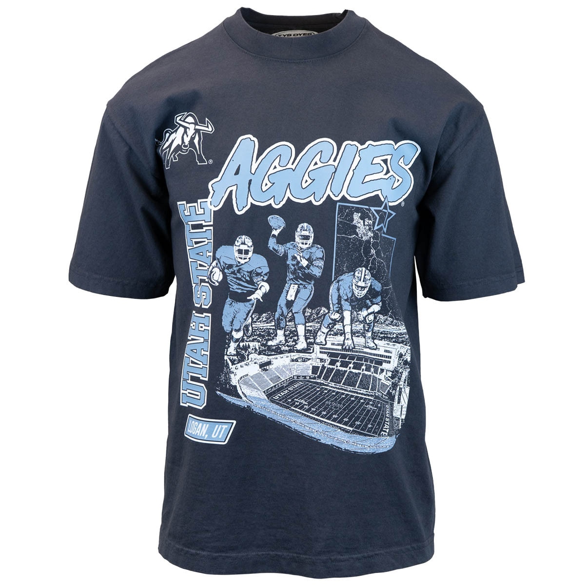 Tys Dyes Navy Blue Utah State Aggies T-Shirt